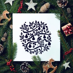 Christmas Card | Partridge in a Pear Tree