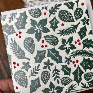 Christmas Cards | Holly Pattern